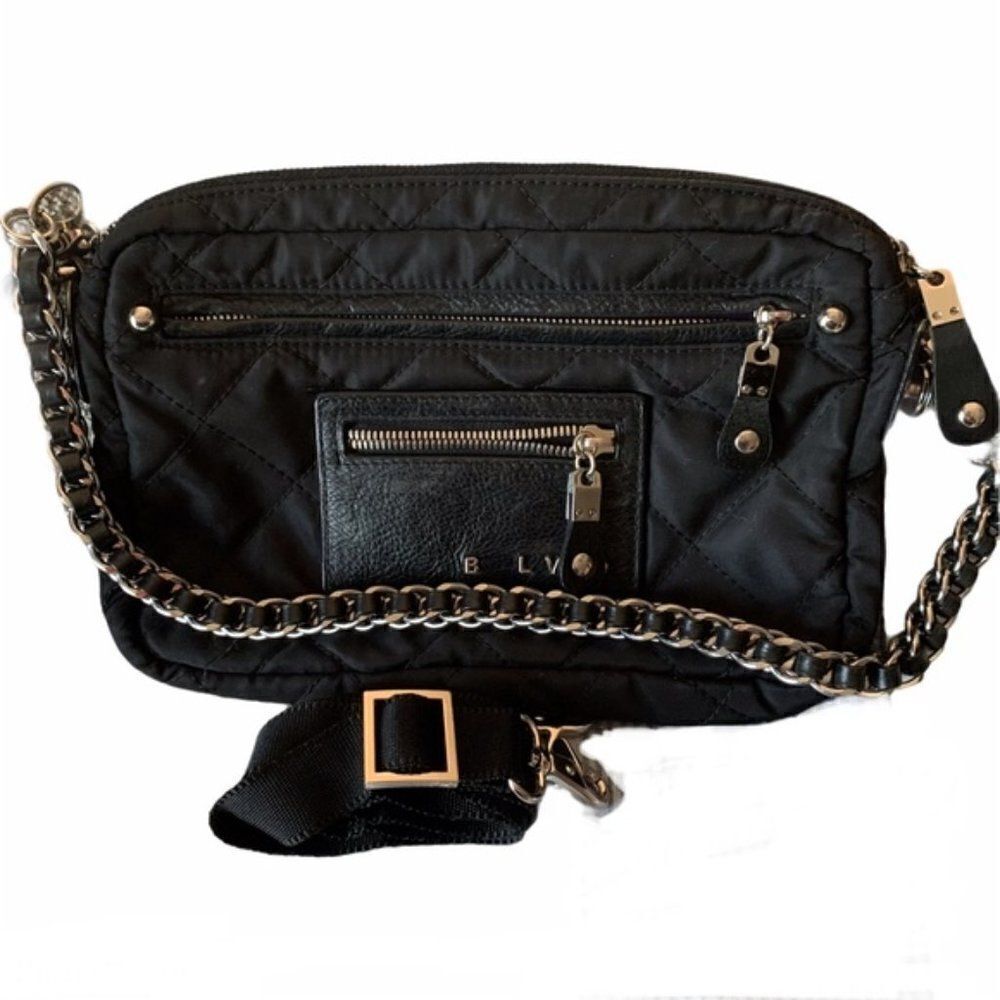 BLVD Quilted Purse with Interchangeable Straps